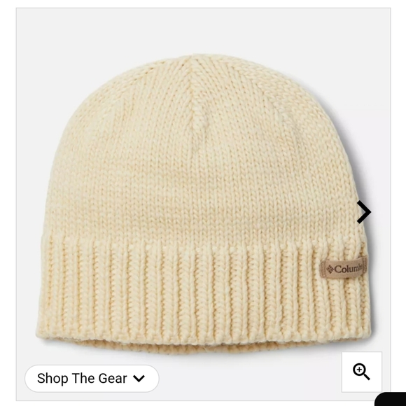Columbia Accessories - Columbia Cascade Peak II Beanie Cream NWOT